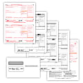 ComplyRight™ W-2 Tax Forms, With Envelopes, Inkjet/Laser, 2-Up, 4-Part, 8-1/2" x 11", Pack Of 100 Forms And Envelopes 1 thumbnail image