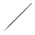 Silver Brush Bristlon Series Paint Brush, Size 0, Round Bristle, Synthetic, Deep Blue/Silver 1 thumbnail image