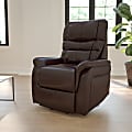 Flash Furniture Hercules Remote Powered Lift Assist Recliner, Brown 1 thumbnail image