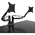 Kanto DMS2000 Desk Mount for Monitor - Black - 2 Display(s) Supported - 32" Screen Support - 36.38 lb Load Capacity - 75 x 75, 100 x 100 - 1