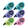 Tombow® Single-line Bright Dispenser Correction Tapes, Single Line, 0.16" x 394", Assorted Colors, Pack Of 6 1 thumbnail image