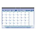 Brownline® Monthly Desk Pad Calendar, 17 3/4" x 10 7/8", 50% Recycled, FSC Certified, January to December 2019