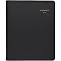 AT-A-GLANCE® 24-Hour Daily Appointment Book Planner, 8-1/2" x 11", Black, January To December 2022, 7021405