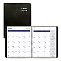 Blueline® DuraGlobe™ 14-Month Monthly Planner, 8 7/8" x 7 1/8", FSC Certified, Black, December 2018 to January 2020