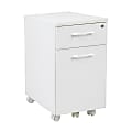 Office Star™ Prado 16"W Lateral Mobile File Cabinet, White