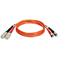 Eaton Tripp Lite Series Duplex Multimode 62.5/125 Fiber Patch Cable (SC/ST), 2.4M (8 ft.) - Patch cable - N304008 1 thumbnail image