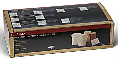 Medline Fourflex 4-Layer Bandage System Kit, Brown/Cream/White 1 thumbnail image