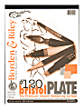Borden & Riley #120 Bristol Pad, Plate Finish, 9” x 12”, 12 Sheets Per Pad 1 thumbnail image