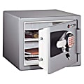 Sentry®Safe Fire-Safe Combination Safe With Tubular Key, 0.8 Cubic Foot Capacity, Gunmetal Gray