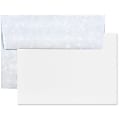 JAM Paper® Stationery Set, 4 3/4" x 6 1/2", 30% Recycled, Light Blue/White, Set Of 25 Cards And Envelopes 1 thumbnail image