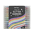 Brea Reese Dual-Tip Markers, Glitter, Pack Of 12 Markers