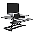 Flexispot EM7MB Electric Sit-Stand Desk Riser, 35-13/16" x 24", Black