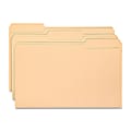 Smead® Folders With Antimicrobial Protection, Legal Size, 1/3 Cut, Manila, Box Of 100