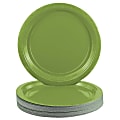 JAM PAPER Round Paper Party Plates, Medium, 9 Inch, Lime Green, 50/pack 1 thumbnail image