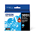 Epson® 202XL Claria® Cyan High-Yield Ink Cartridge, T202XL220-S