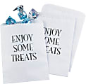 Taylor Party/Event And Ceremony Treat/Favor Bags, 5-3/4" x 7-1/2", Enjoy Some Treats, Box Of 25 Bags