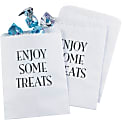 Taylor Party/Event And Ceremony Treat/Favor Bags, 5-3/4" x 7-1/2", Enjoy Some Treats, Box Of 25 Bags 1 thumbnail image