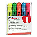Universal Desk Highlighter - Marker Point Style: Chisel - Ink Color: Fluorescent Assorted - 5 / Set 1 thumbnail image