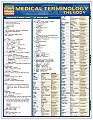 QuickStudy Guide, Medical Terminology: The Body, 2225411 1 thumbnail image