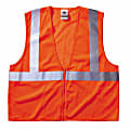 Ergodyne GloWear® Safety Vest, 8210Z Economy Mesh Type-R Class 2, 2X/3X, Orange