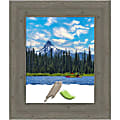 Amanti Art Fencepost Gray Wood Picture Frame, 23" x 27", Matted For 16" x 20" 1 thumbnail image