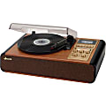 JENSEN 3-Speed Stereo Turntable with Cassette Player/Recorder and AM/FM Stereo Radio - Belt Drive - 33.33, 45, 78 rpm - JTA385 1 thumbnail image