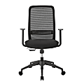 Eurostyle Kasper Mesh Mid-Back Office Task Chair, Black
