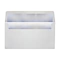 LUX Photo Greeting Foil-Lined Invitation Envelopes, A7, Peel & Stick Closure, White/Silver, Pack Of 1,000