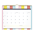 Cambridge® Katie Kime Cottage Stripes Academic Monthly Wall Calendar, 15" x 12", July 2020 To June 2021, KK100-707A