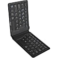 Targus Ergonomic Foldable Bluetooth Antimicrobial Keyboard, Compact Size, Black, AKF003US