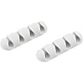 Bluelounge CableDrop Multi Cable Anchor for Multiple Cords - Cable Anchor - White - 2.60" Length - 2 / Pack 1 thumbnail image