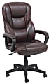 Realspace® Fosner Bonded Leather High-Back Chair, Cabernet 1 thumbnail image