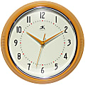 Infinity Instruments Round Retro Wall Clock, 12”, Saffron 1 thumbnail image