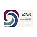 Custom Full-Color Raised Print Business Cards, 2" x 3-1/2", Off-White Linen, Box Of 250 Cards