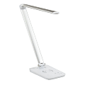 Safco® Vamp LED Wireless Charging Lamp, 16-3/4"H, Silver