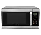 Farberware Professional 1.6 Cu Ft 1,100-Watt Microwave With Smart Sensor, Stainless Steel/Platinum