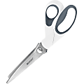 Westcott 9.5" Pinking Shears - 9.5" Overall Length - White, Gray - 1 Each 1 thumbnail image