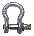 419 1/2" 2T Galvanized Zinc Carbon Anchor Shackle With Screw Pin
