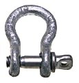 419 1/2" 2T Galvanized Zinc Carbon Anchor Shackle With Screw Pin 1 thumbnail image