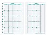 FranklinCovey® Original Design™ 30% Recycled Planner Refill Monthly Tabs, 5 1/2" x 8 1/2", 2 Pages Per Month, January-December 2015 1 thumbnail image