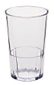 Cambro Lido Styrene Tumblers, 10 Oz, Clear, Pack Of 36 Tumblers