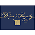 JAM Paper® Sympathy Card Set, With Deepest Sympathy, Set Of 25 Cards and 25 Envelopes 1 thumbnail image