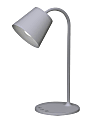 Realspace™ Kessly LED Desk Lamp With USB Port, 17"H, Gray 1 thumbnail image