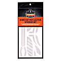 Ergodyne Skullerz 8961 Reflective Hard Hat & Safety Helmet Sticker Kit, White 1 thumbnail image
