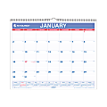 AT-A-GLANCE® Monthly Wall Calendar, 30% Recycled, 12" x 15", January to December 2015