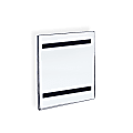 Azar Displays Acrylic Sign Holders With Magnetic Strips, 8 1/2" x 5 1/2", Clear, Pack Of 10 1 thumbnail image