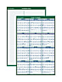 AT-A-GLANCE® 30% Recycled Yearly Vertical Erasable/Reversible Wall Calendar, 36" x 24", January-December 2015