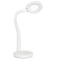 OttLite® Soft Touch Flex LED Lamp, 18"H, White