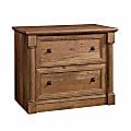 Sauder® Palladia 36-13/16"W x 22"D Lateral 2-Drawer File Cabinet, Vintage Oak 1 thumbnail image