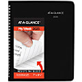 2025 AT-A-GLANCE® DayMinder® Block Style Weekly Planner, 7" x 8-3/4", Black, January To December, G53500 1 thumbnail image